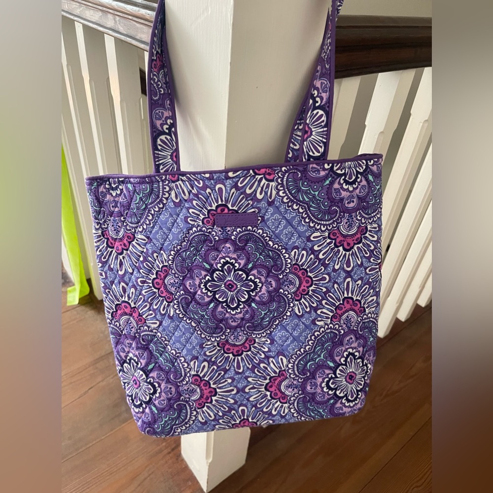 Vera Bradley Multi Purpose tote bag (lilac tapestry retired pattern)